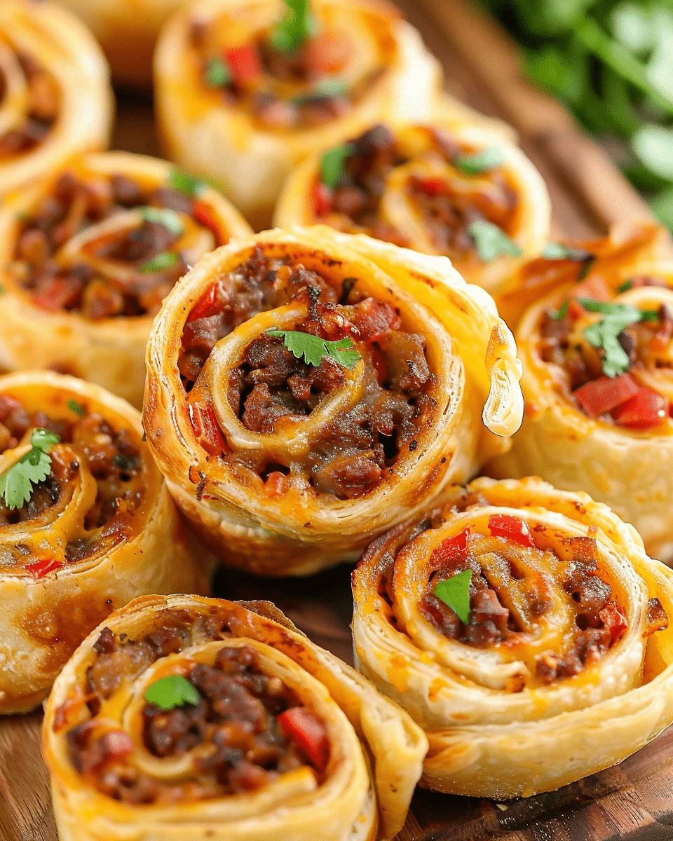 Customizable Taco Pinwheels: A Flavorful Crowd-Pleasing Snack